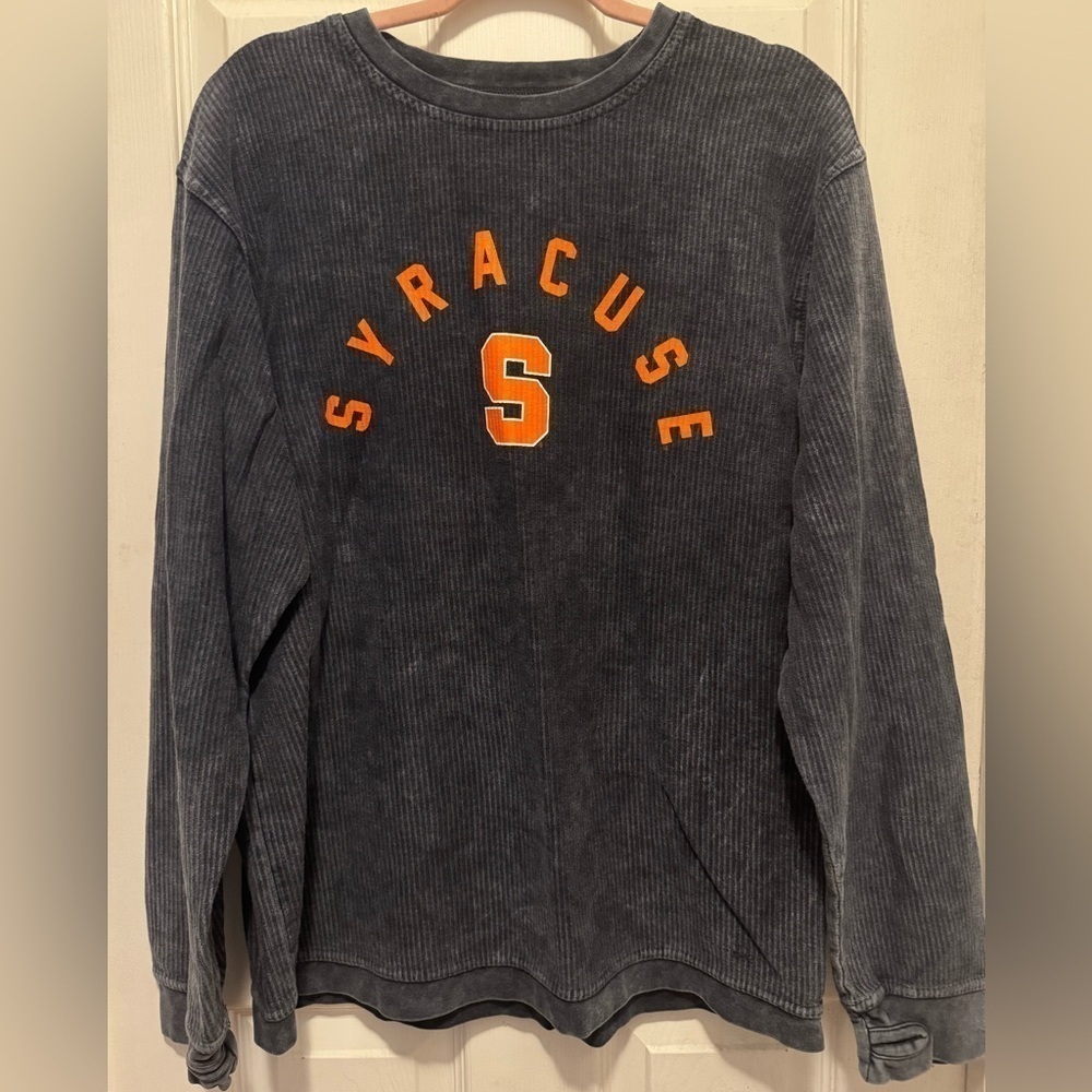 Womens Heavy Syracuse Long Sleeve Tee